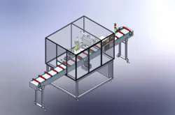 Auto OD measuring-Eddy current-laser mark machine