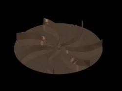 AutoCAD - Water Pump Impeller