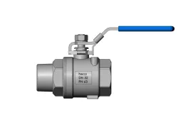Ball valve female-male thread. Library