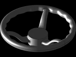 Basic ergonomic steering wheel