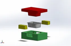 Basket With Mold and Cores