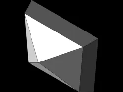 Corner wall pillar cap