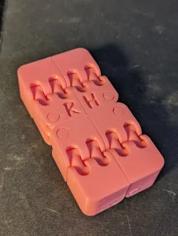 Customizable Text Kobayashi Fidget Cube