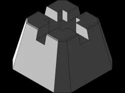 DECK-PIER BLOCK or POST