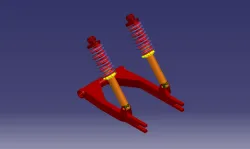 Dual shock suspension