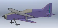 F3A Bibe plane Balsa and Foam