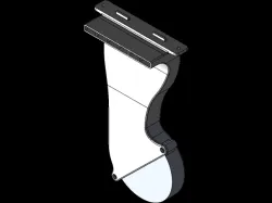 Fan duct design for Voron V0 with 7015 blower fan