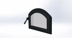 Fire door Vezuviy-222 (arc-type) for brick oven
