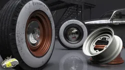 Firestone Tyre and Hotrod wheel
