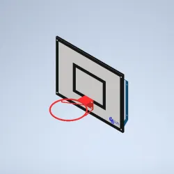 Flat Fixed Practice Basketball Goal