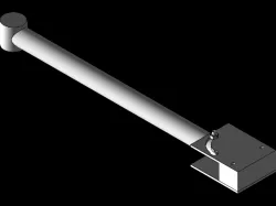 folding arm mechanism for quadcopters/drones