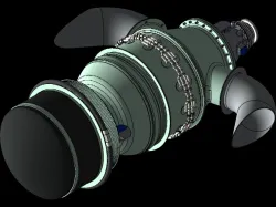 Go at recreating a scale size PT6A Turboprop engine