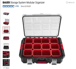 Harbor Freight Bauer Quinn Socket Set Trays for Modular Toolbox Storage