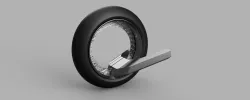 Hubless wheel concept