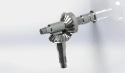 Hypoid gear set