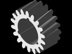 Lawnmower movement gear
