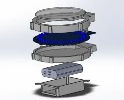 LED game pcb housing