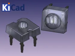 LED's Piranha Super Flux RGB for KiCAD