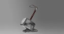 Mjolnir Thor Hammer Solid Works Model