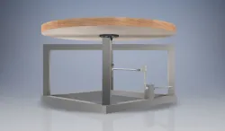 Pedal-Powered Rotary Table
