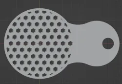 Pinhole Monocle for Keychain or Wallet (Emergency glasses)