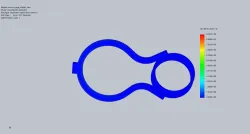 Pipe Holder Analysis with Flexible Rubber Pipe