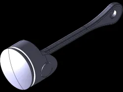 PISTON AND CONNECTING ROD