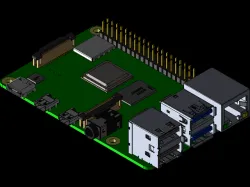 Raspberry pi model 3 4 +cooling