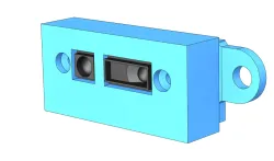 Sharp IR sensor housing