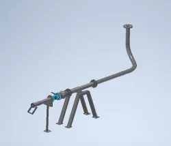 Silo truck pneumatic discharge filling nozzle