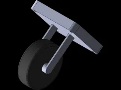 Simple wheel assembly