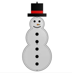 Snowman Tree Ornament