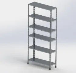 Steel Shelf - Storage Rack- 6-Tier Storage Shelving Unit