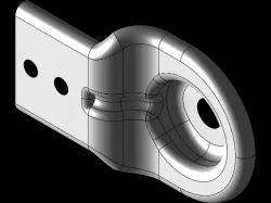 Surface part for practice