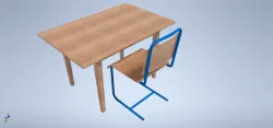 Table and chair