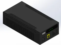 TalentCell Rechargeable 12V/11000mAh 9V/14500mAh 5V/26400mAh DC Output Lithium ion Battery Pack