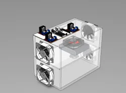 Thermoelectric cooler/heater box
