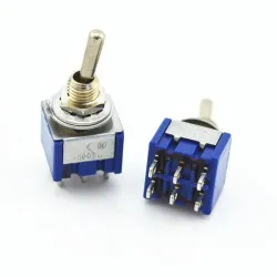 Toggle Switch 6 Pins DPDT ON-OFF-ON