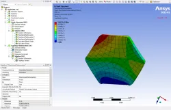 Topology Optimization of Hexagonal Cross-secion in ANSYS