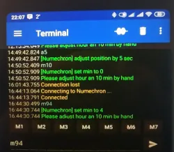 Triaxial Numechron Clock - custom scripts with Bluetooth control (09/07/24 update)