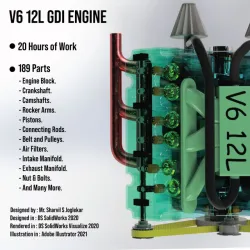 V6 GDI Engine