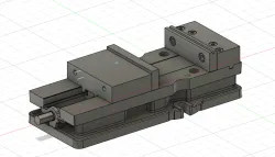 Vise with Hard Jaws