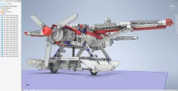 vLTm 42040-1 Lego Technic - 22 parts 578 components