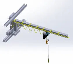 Wall traveling Crane 1 t.