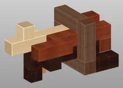 Wood Puzzle Bundle of Sticks