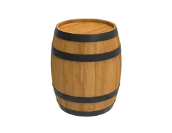wooden barrel 120l