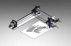 writing machine Mechanical parts