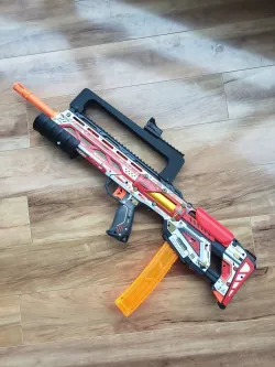 X-Shot Longshot FAMAS Carrying Handle with 2 degrees Picatinny
