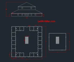 2 Story Square House