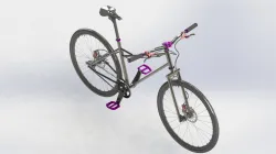 29"/28"/700C Gravel Bike, City Bicycle with Custom Mountain Bike (MTB) Frame Geometry. Rigid Fork, 1-Speed Belt Drive and Hydraulic Brakes.